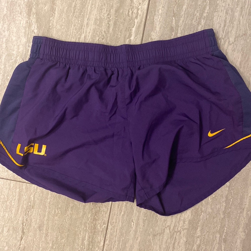 Nike LSU dry fit running shorts